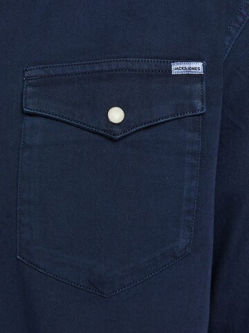 JACK & JONES Regular Fit Hemd 'Sheridan' in Blau