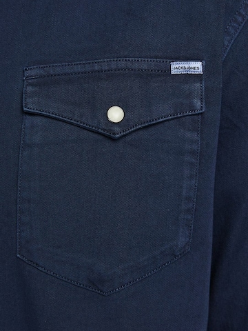 JACK & JONES Regular Fit Hemd 'Sheridan' in Blau