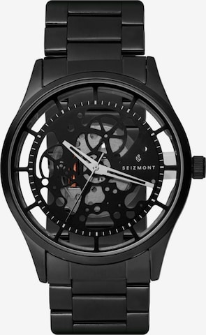 Seizmont Analog Watch 'Seymour' in Black: front