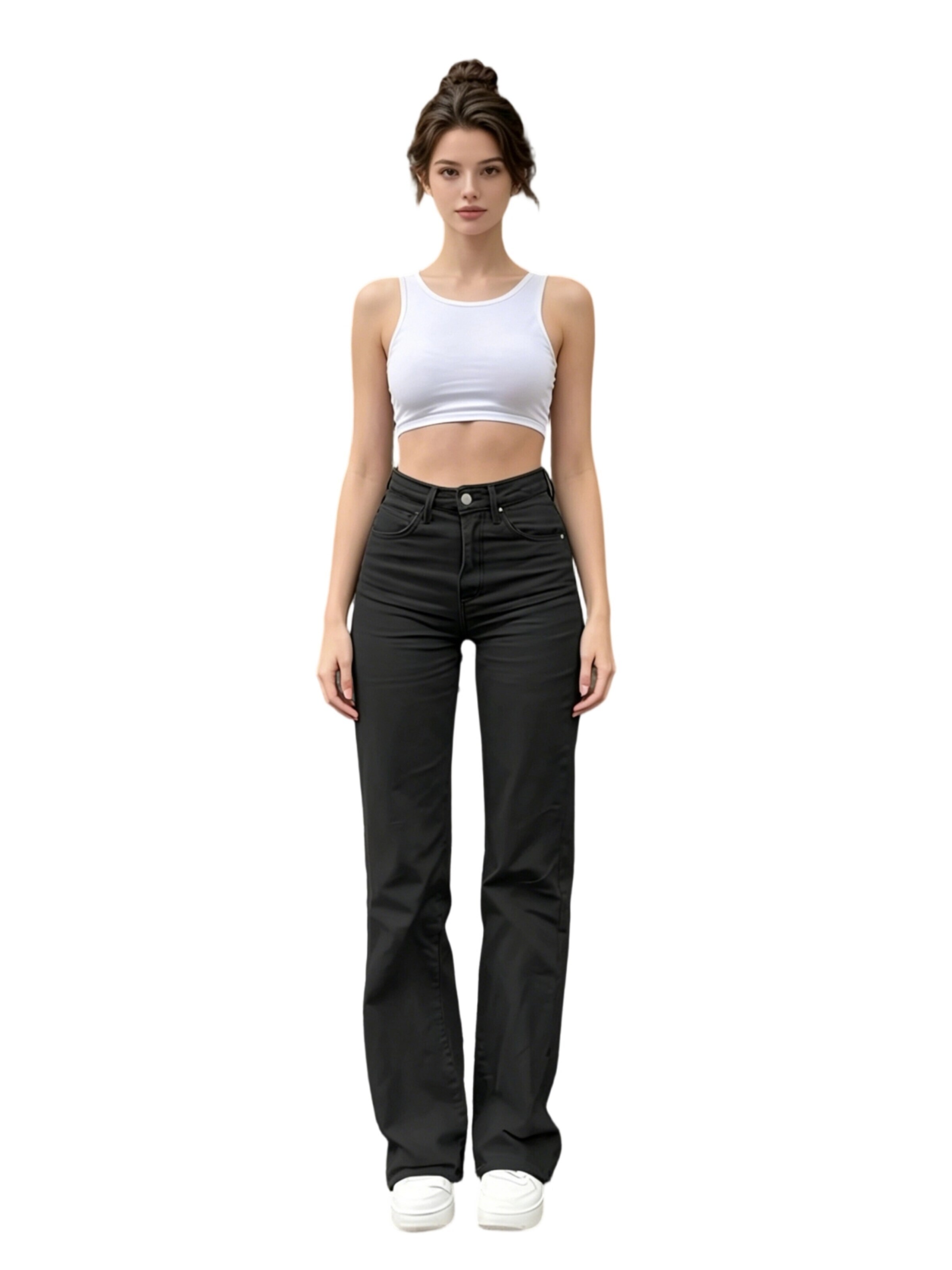 Yesfashion Regular Jeans‌‌‌‌‌‌ in Schwarz: Vorderseite