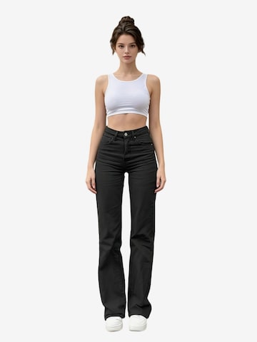 Yesfashion Regular Jeans in Schwarz: Vorderseite