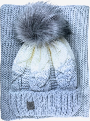 Kumixi Beanie 'Set' in Blue: front