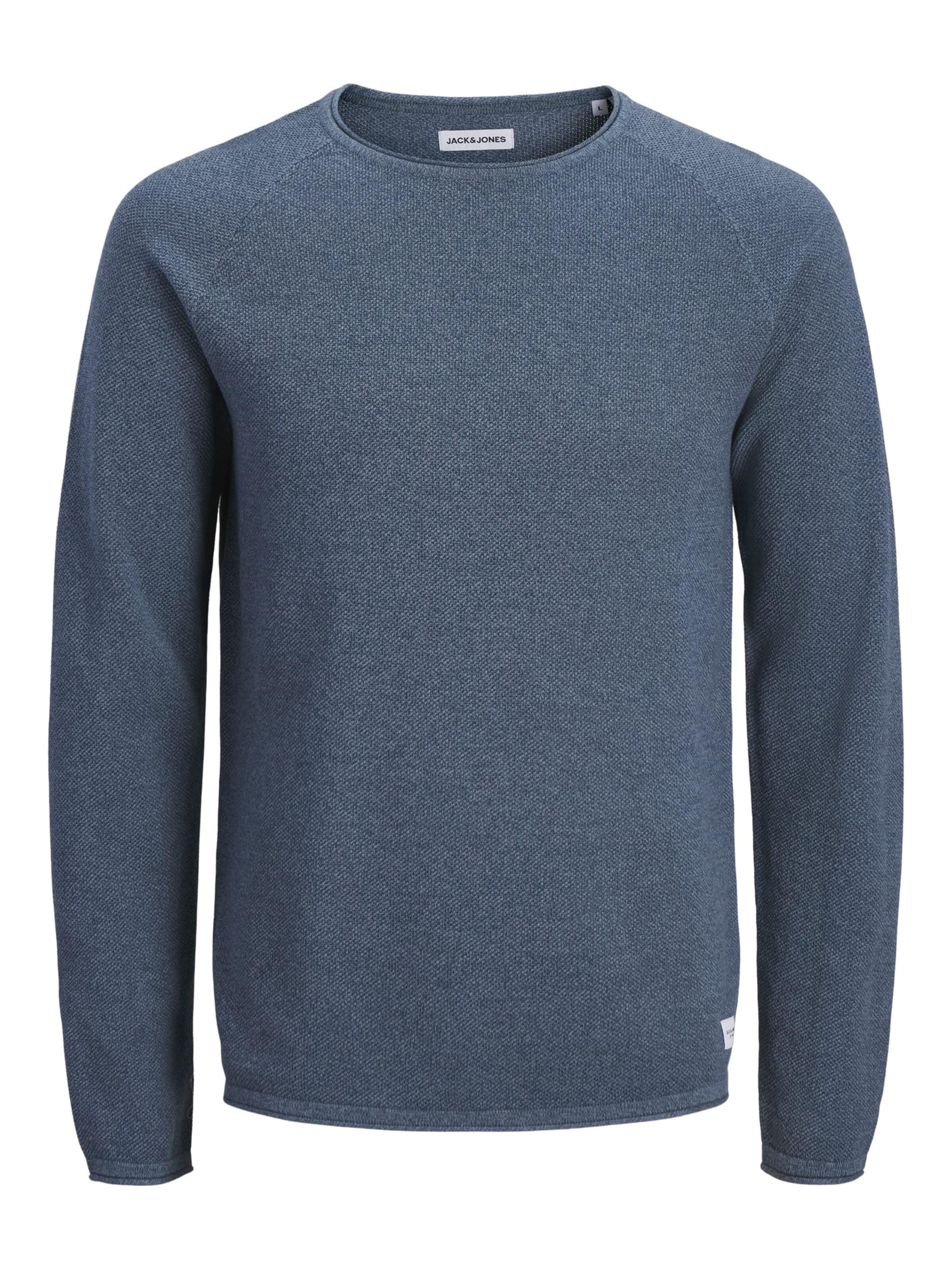 JACK & JONES Trui 'Hill' in Blauw: voorkant