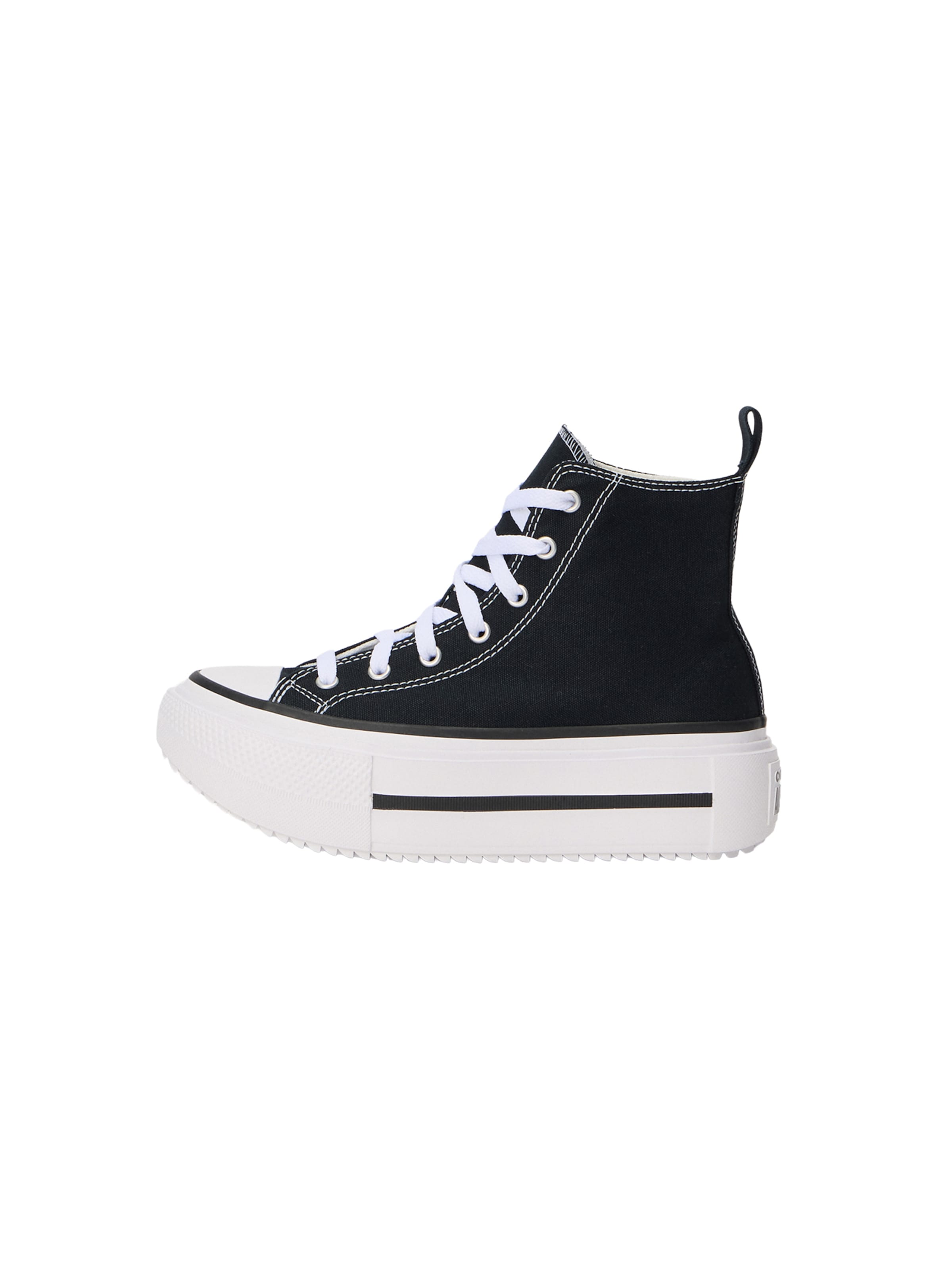 CONVERSE Sneaker 'CTAS LIFT DOUBLE STACK' i svart: framsida