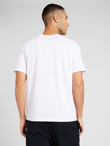 T-Shirt fonctionnel SKECHERS en blanc