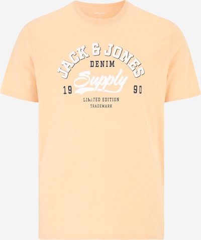 Jack & Jones Plus Camiseta en albaricique / negro / blanco, Vista del producto