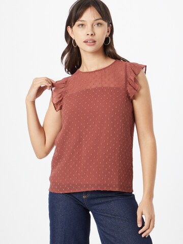 ABOUT YOU - Blusa 'Polly' em vermelho: frente