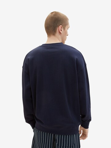 TOM TAILOR Sweatshirt in Blauw