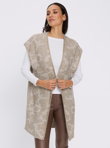 Cardigan heine en gris : devant