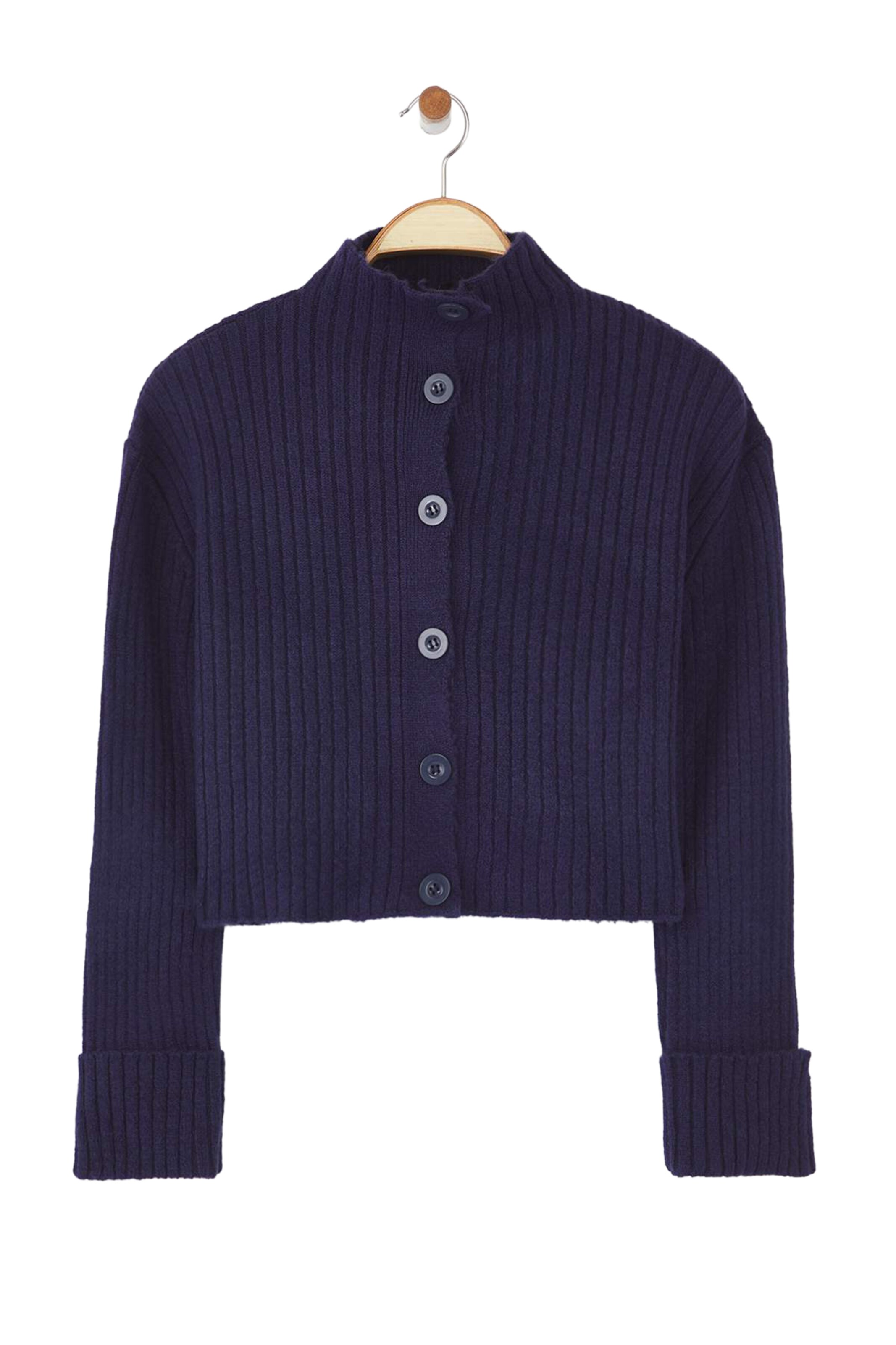 Trendyol Strickjacke in XS in marine, Produktansicht