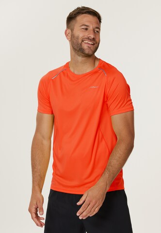 ENDURANCE Functioneel shirt 'Lasse' in Oranje: voorkant