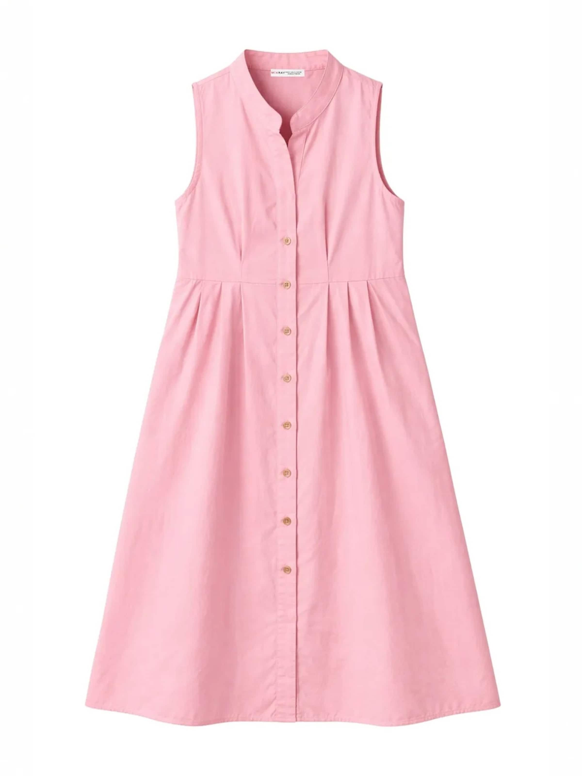 MixRay Dress in Pink: front