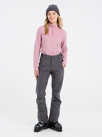 PROTEST Slimfit Sportbroek 'LOLE' in Grijs: voorkant