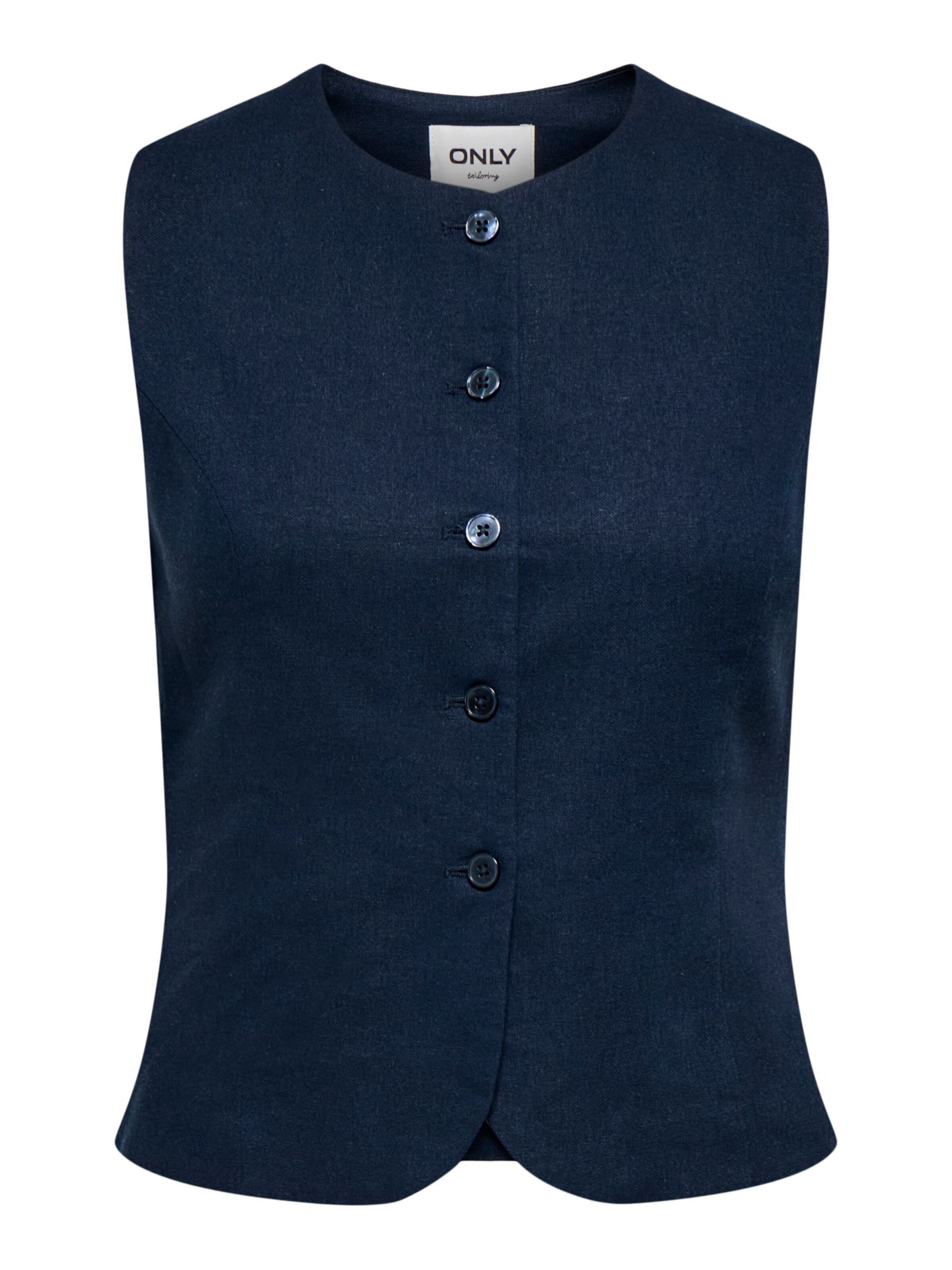 ONLY Gilet de costume 'ONLGoa' en bleu marine, Vue avec produit