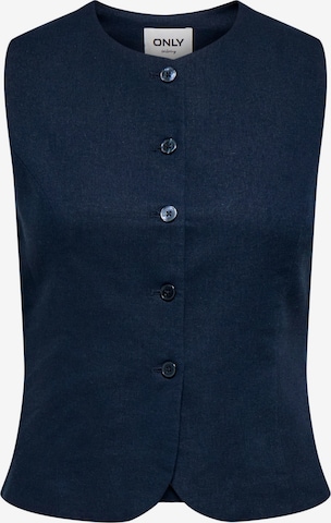 Gilet de costume 'ONLGoa' ONLY en bleu : devant