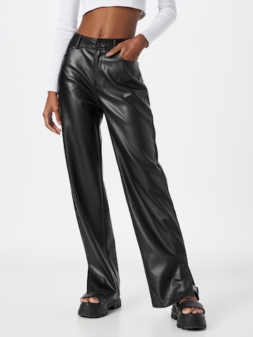 Misspap Loose fit Pants in Black: front