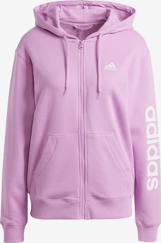 ADIDAS SPORTSWEAR Sweat jacket in Purple: front