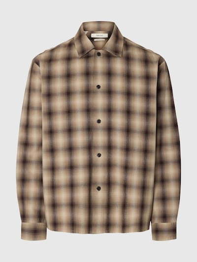 SELECTED Camisa en marrón / chocolate / capuchino, Vista del producto