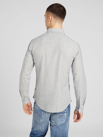 BLEND Regular fit Риза в сиво