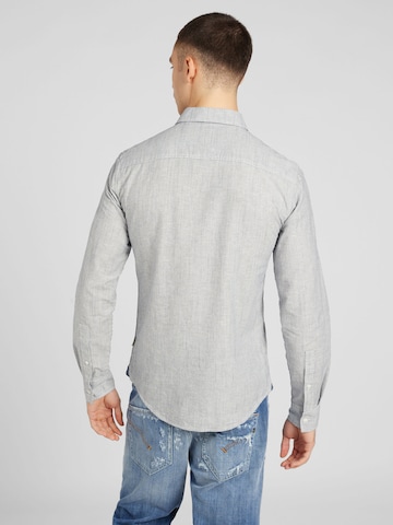 BLEND Regular fit Button Up Shirt in Grey