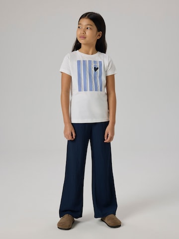 NAME IT - Pierna ancha Pantalón en azul