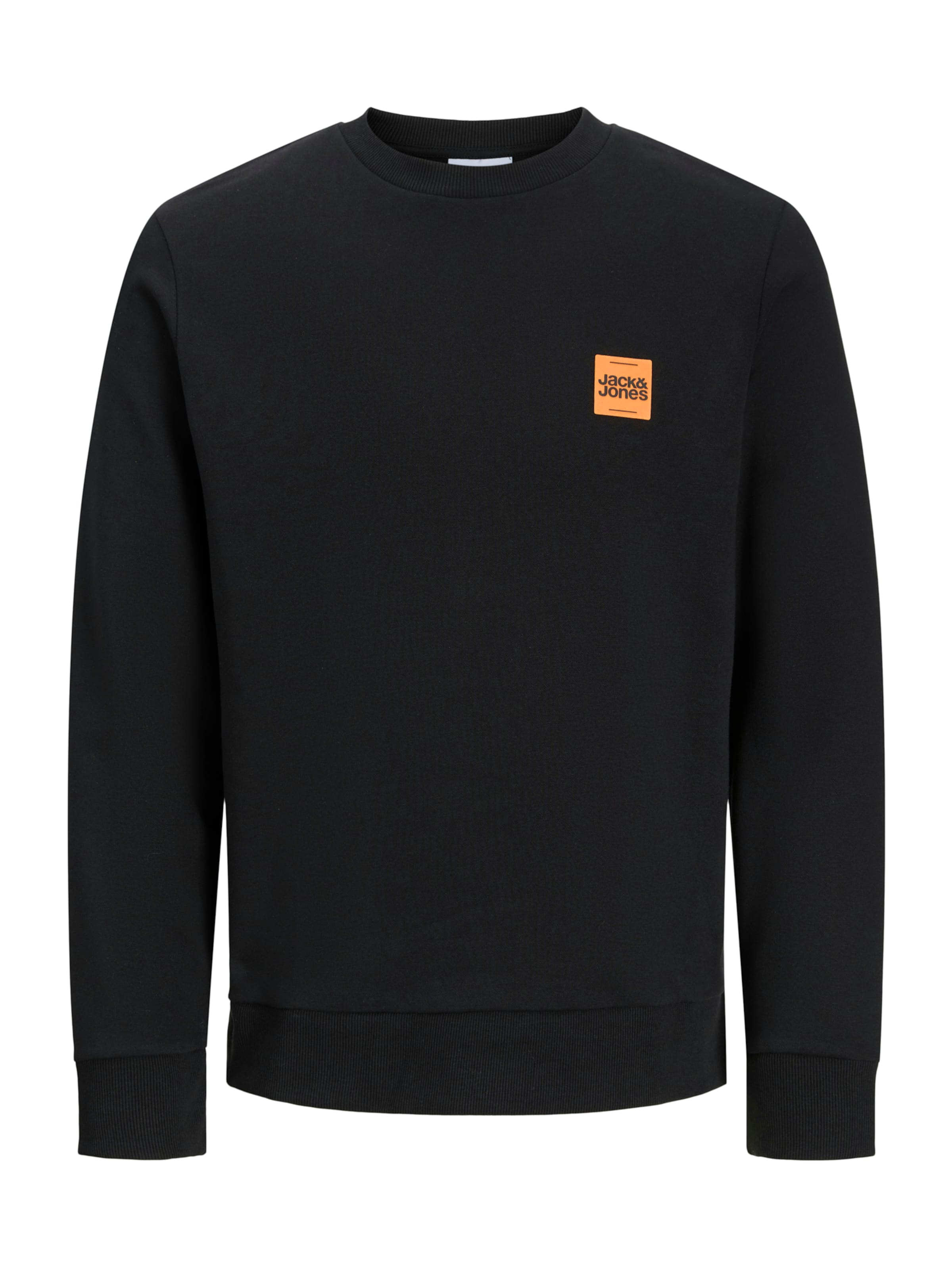 JACK & JONES Sweatshirt 'JJBRANDY' in Black: front