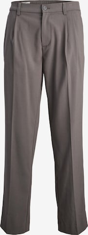 Pantalon à pince 'JPSTKARL JULIAN' JACK & JONES en gris : devant