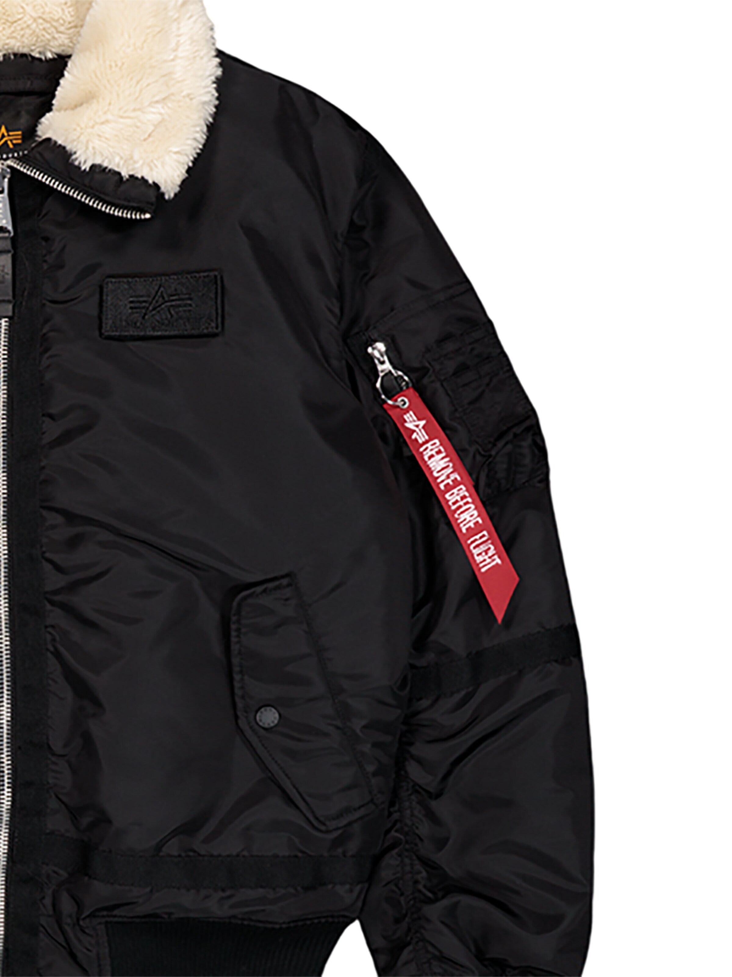 ALPHA INDUSTRIES Tavaline suurus Talvejope 'B15-3 TT', värv must