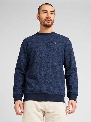 GARCIA Sweatshirt in Blauw: voorkant