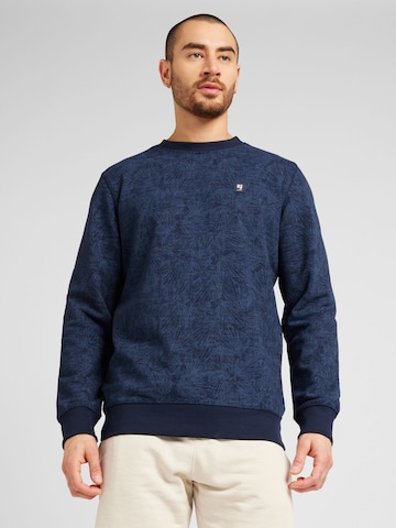 GARCIA Sweatshirt in Blauw: voorkant