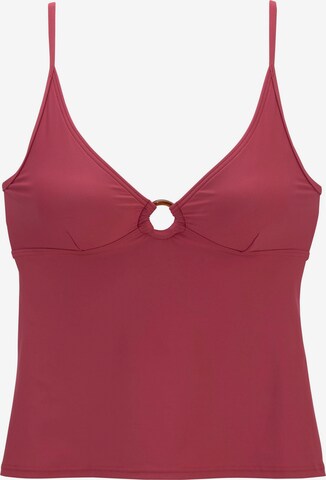 Triangolo Top per tankini 'Rome' di s.Oliver in rosso: frontale