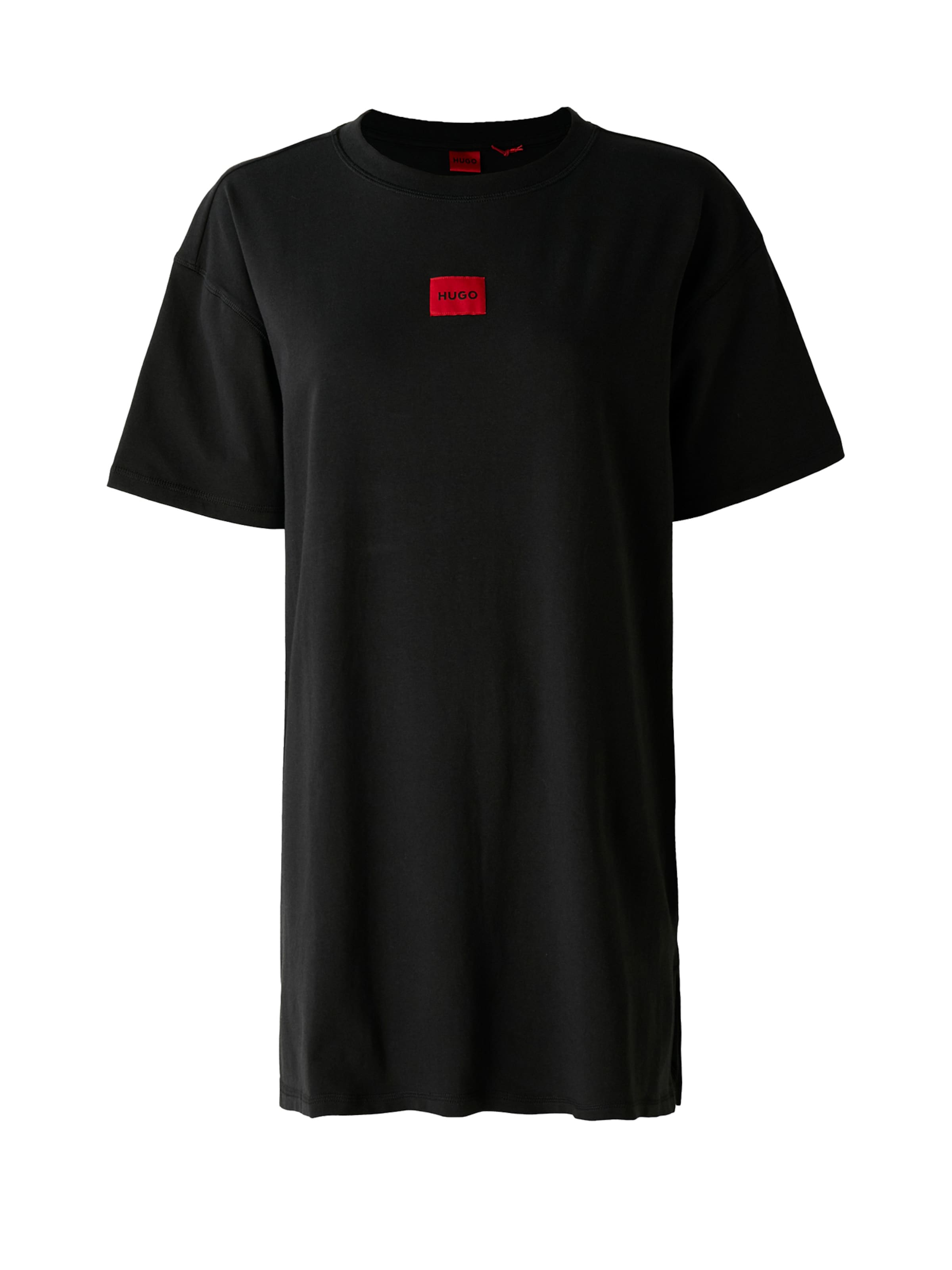 HUGO Yöpaita 'Nite' värissä musta: etupuoli