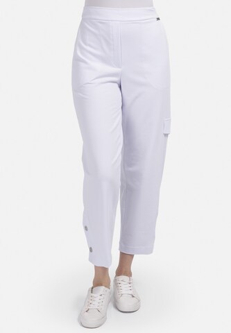 Loosefit Pantalon HELMIDGE en blanc : devant