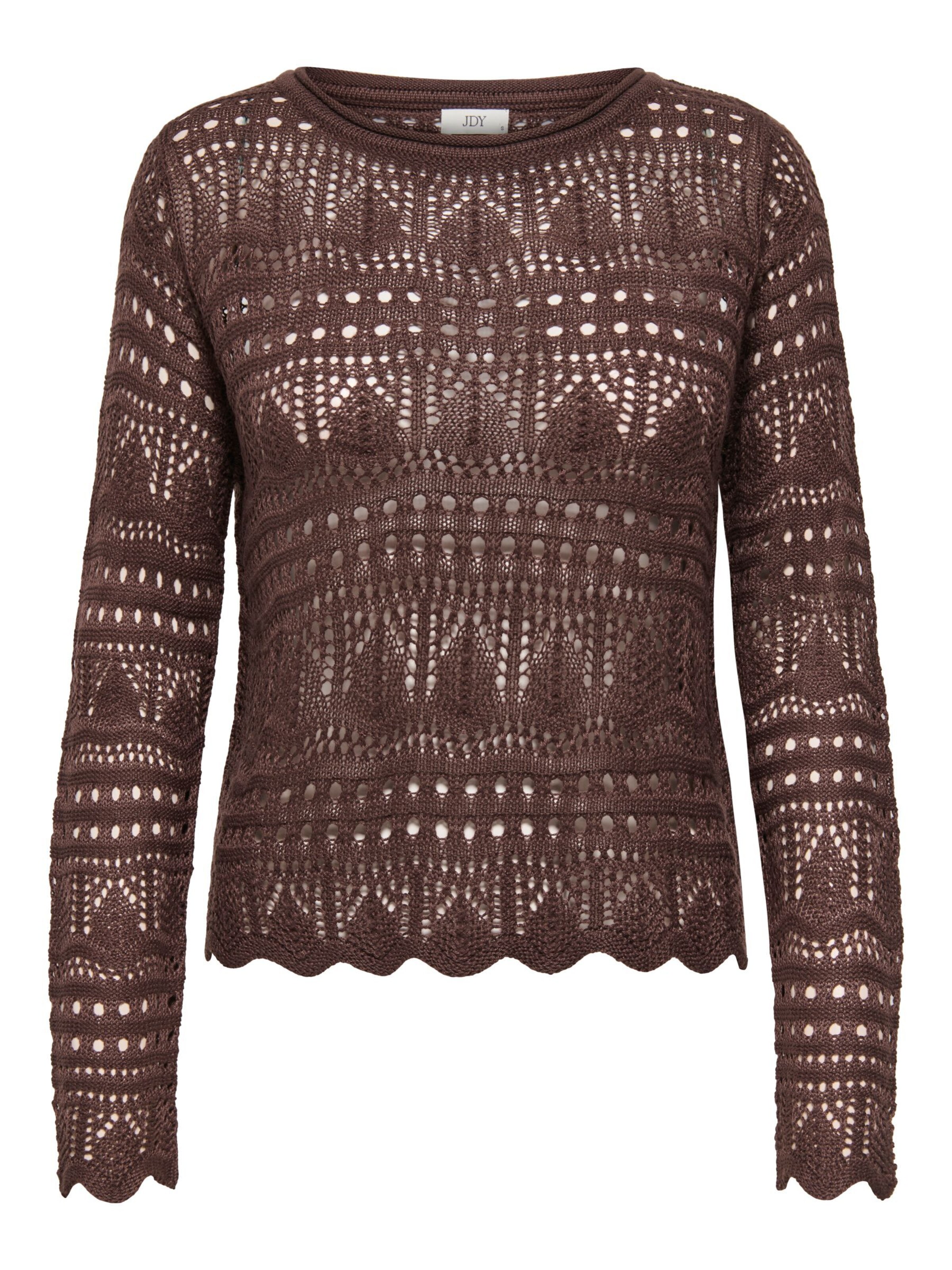 JDY Svetr 'JDYSun' – hnědá: přední strana