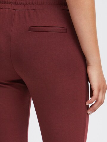 Tapered Pantaloni 'KATE' di ICHI in rosso