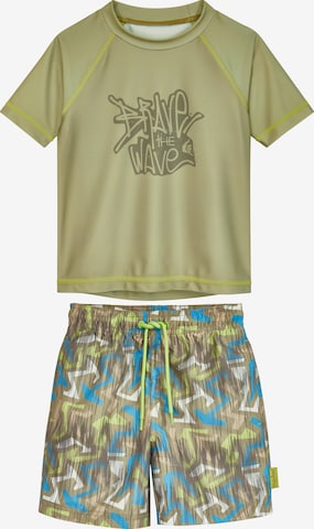 Protection UV 'Wave' PLAYSHOES en vert : devant