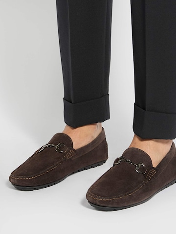 Dune LONDON Mocassins in Bruin