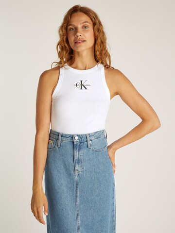 Top di Calvin Klein Jeans in bianco: frontale