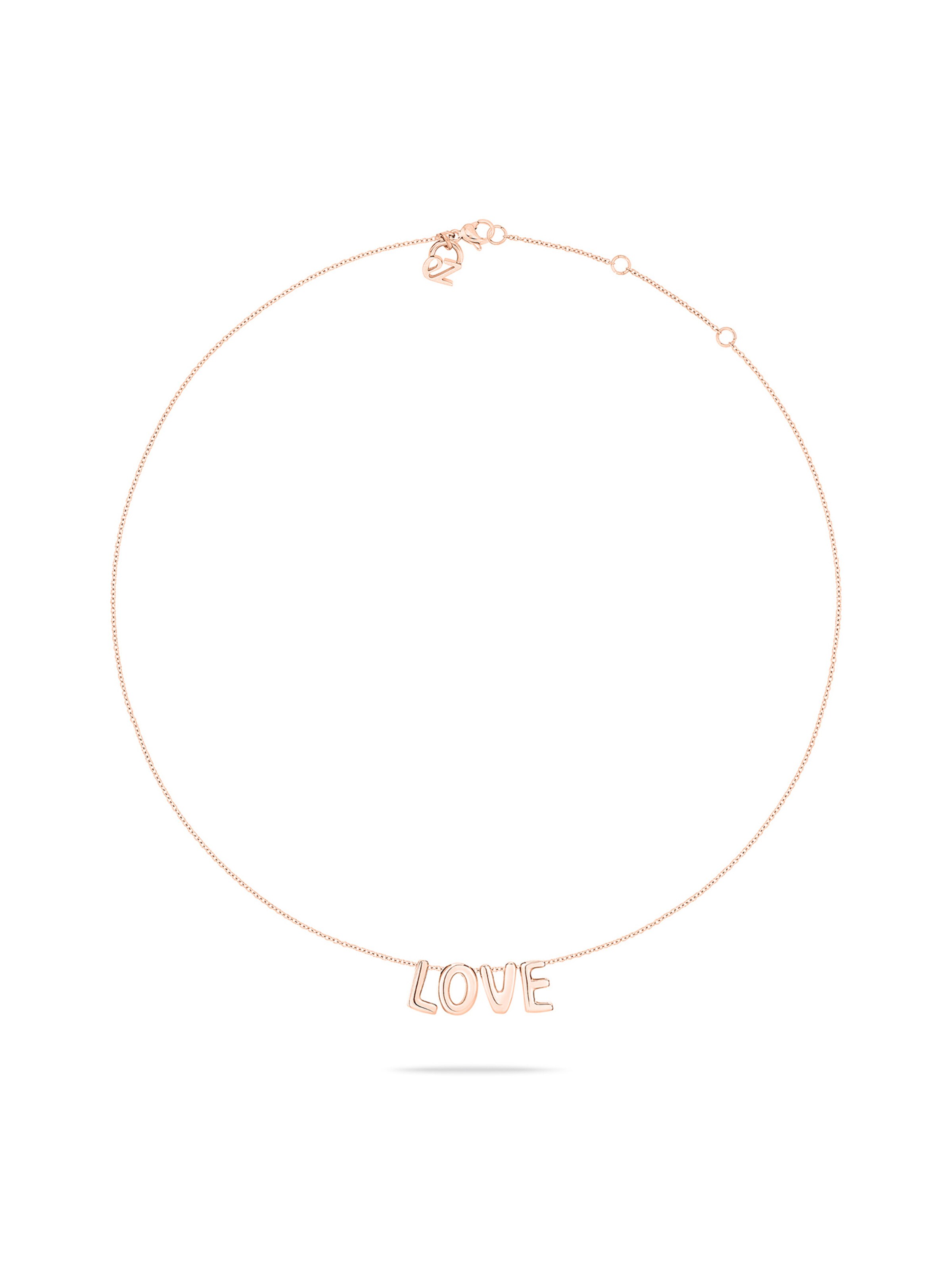 Echtzeit Necklace in Gold: front