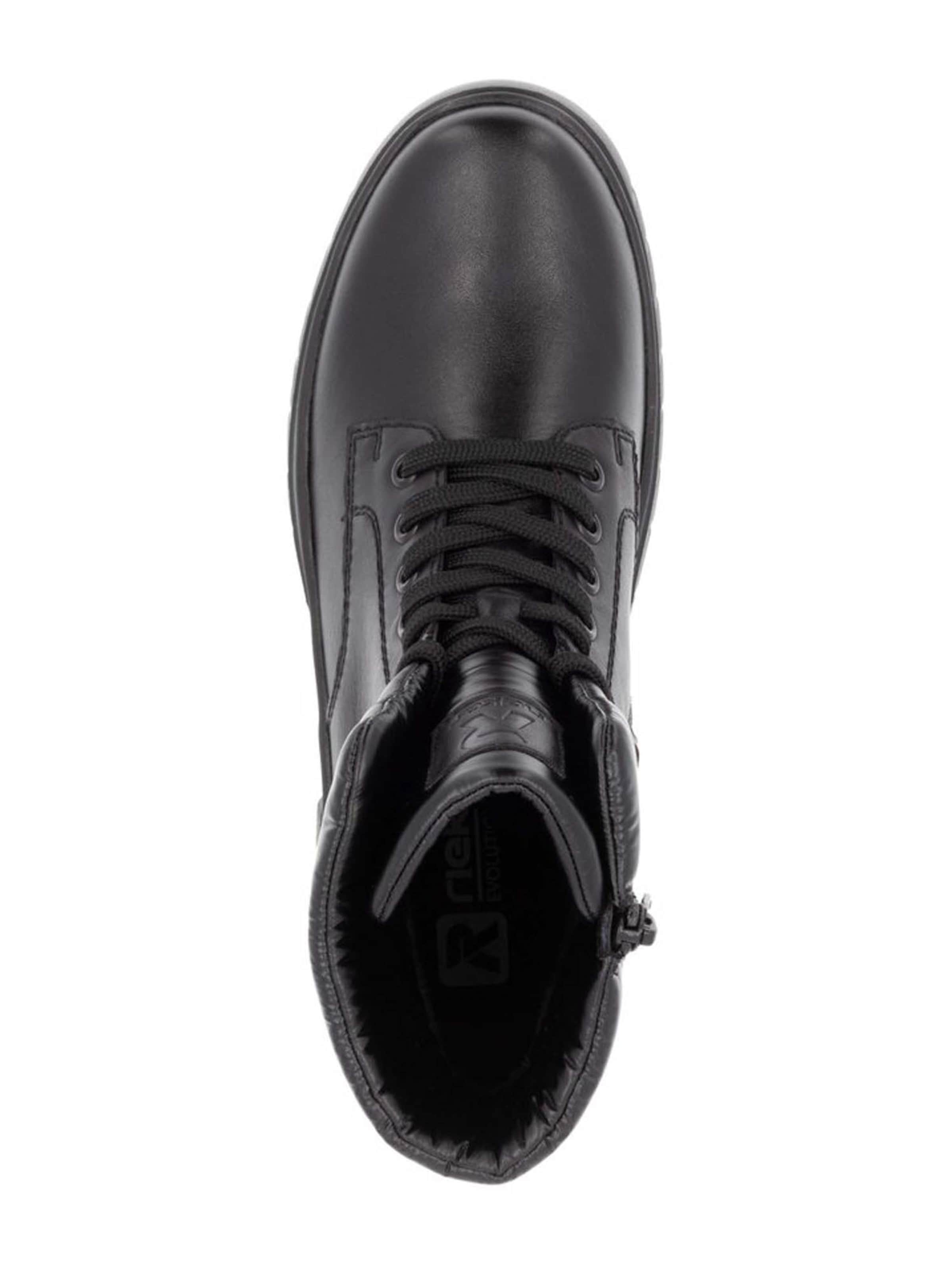 Rieker Sport Fűzős rövid szárú csizmák - fekete