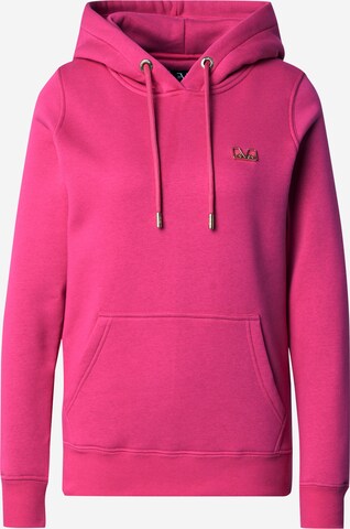 19V69 ITALIASweater majica 'BURNER' - roza boja: prednji dio