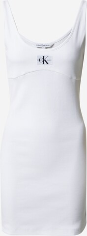 Calvin Klein Jeans Kleid in Weiß: predná strana