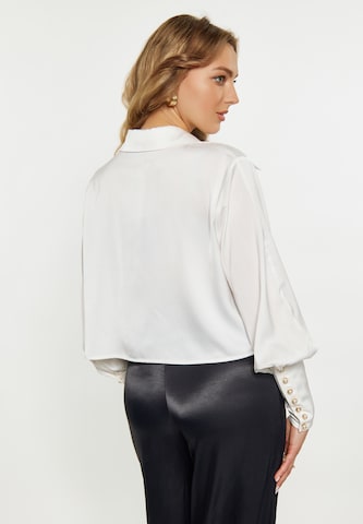 faina - Blusa em branco