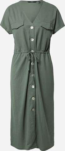 VERO MODA Blousejurk 'VMINAMARIA' in Groen: voorkant