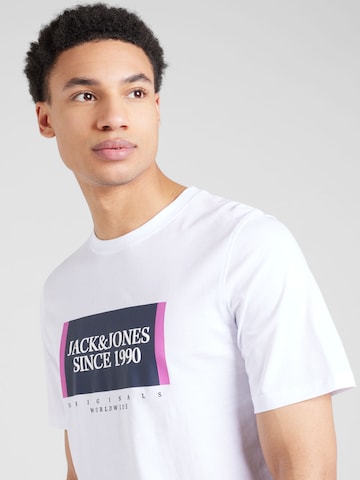 JACK & JONES Koszulka 'LAFAYETTE' w kolorze biały