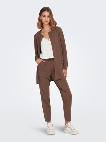 JDY Regular Pleat-Front Pants 'Anna Catia' in Brown