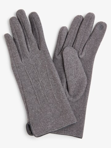 eem Full Finger Gloves in Grey: front