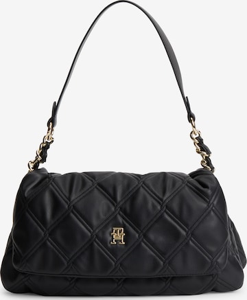 TOMMY HILFIGER Schoudertas in Zwart: voorkant
