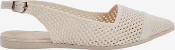 Trendyol Slingback Pumps in Beige: front