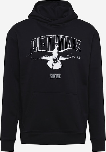 Rethink Status Sweatshirt in schwarz / weiß, Produktansicht